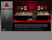 Tablet Screenshot of delta-sigma-consultancy.nl
